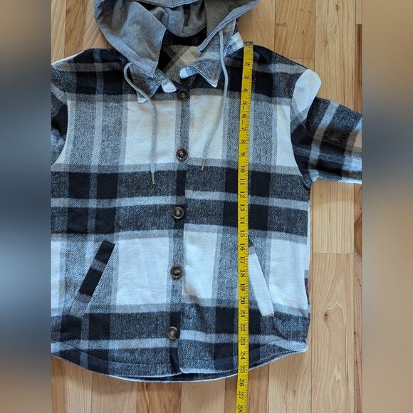 NWT Halara Hooded Plaid Jacket Size XS - Picture 9 of 9